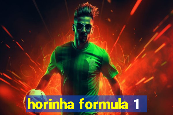 horinha formula 1